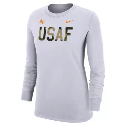 Women's Nike White Air Force Falcons Rivalry Long Sleeve T-Shirt -Nike Clothing store 5386589 ALT2