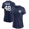 Women's Nike Anthony Rizzo Navy New York Yankees Name & Number T-Shirt