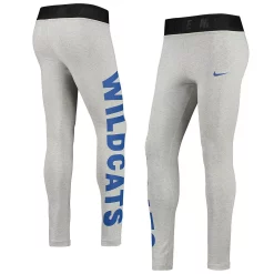 Women's Nike Heathered Gray Kentucky Wildcats High-Waisted Tri-Blend Leggings
