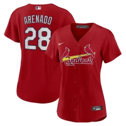 Women's Nike Nolan Arenado Red St. Louis Cardinals Alternate Replica Player Jersey