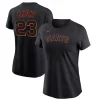Women's Nike Kris Bryant Black San Francisco Giants Name & Number T-Shirt