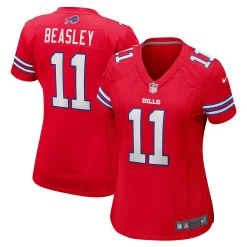 Women's Nike Cole Beasley Red Buffalo Bills Game Player Jersey