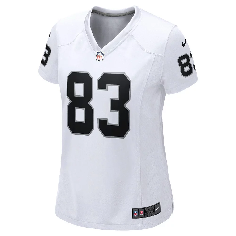 Women's Nike Darren Waller White Las Vegas Raiders Game Jersey 3 Women's Nike Darren Waller White Las Vegas Raiders Game Jersey - Image 3
