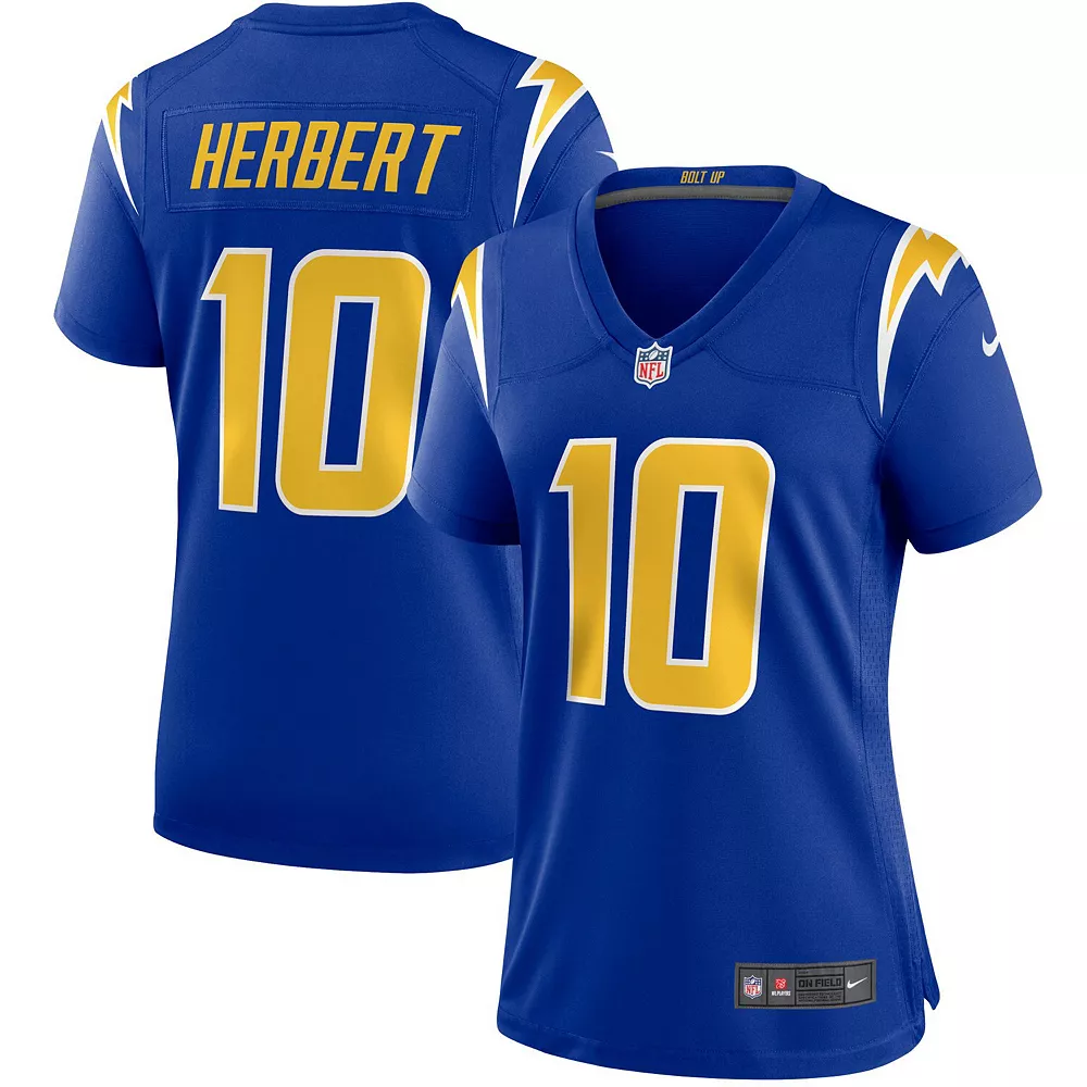 Women's Nike Justin Herbert Royal Los Angeles Chargers Game Jersey 1 Women's Nike Justin Herbert Royal Los Angeles Chargers Game Jersey
