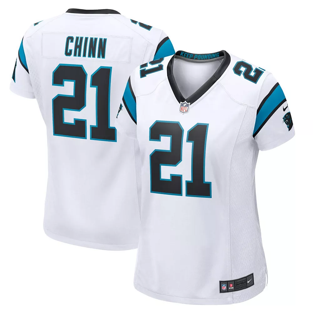 Women's Nike Jeremy Chinn White Carolina Panthers Game Jersey 1 Women's Nike Jeremy Chinn White Carolina Panthers Game Jersey