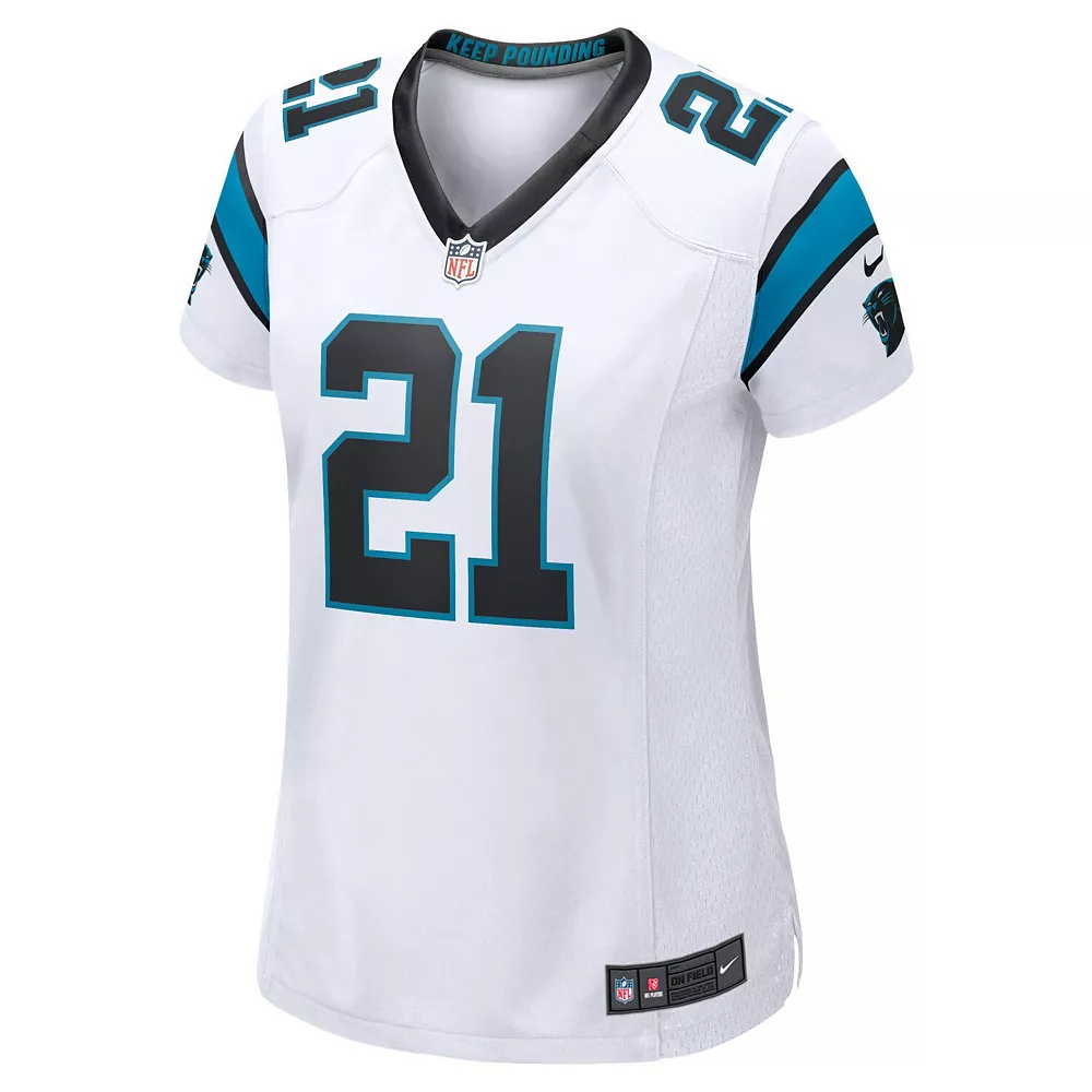 Women's Nike Jeremy Chinn White Carolina Panthers Game Jersey 3 Women's Nike Jeremy Chinn White Carolina Panthers Game Jersey - Image 3