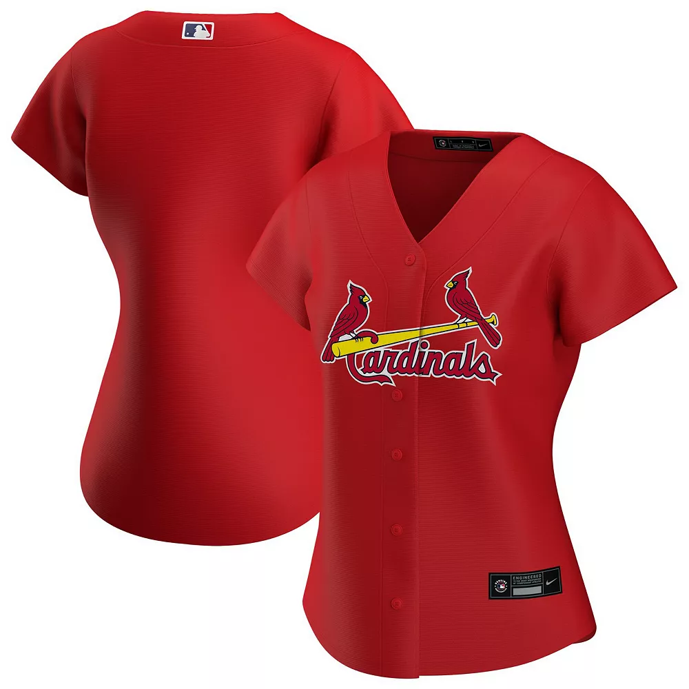Women's Nike Red St. Louis Cardinals Alternate Replica Team Jersey 2 Women's Nike Red St. Louis Cardinals Alternate Replica Team Jersey - Image 2