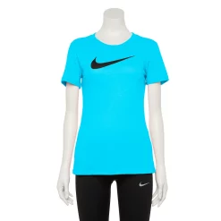 Women's Nike Dry Training Tee -Nike Clothing store 5475849 Clorine Glacier Blue