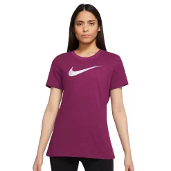 Women's Nike Dry Training Tee -Nike Clothing store 5475849 Sangria