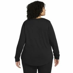 Plus Size Nike Sportswear Essential Long-Sleeve Tee -Nike Clothing store 5580957 ALT