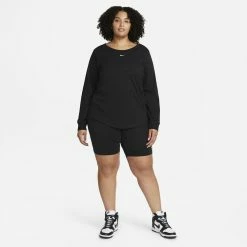 Plus Size Nike Sportswear Essential Long-Sleeve Tee -Nike Clothing store 5580957 ALT2