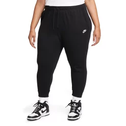 Plus Size Nike Sportswear Club Fleece Joggers -Nike Clothing store 5580964 Black
