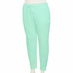 Plus Size Nike Sportswear Club Fleece Joggers -Nike Clothing store 5580964 Mint Foam