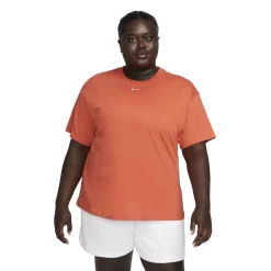 Plus Size Nike Sportswear Essential Oversized Tee -Nike Clothing store 5580979 Mantra Orange