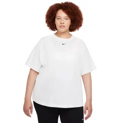 Plus Size Nike Sportswear Essential Oversized Tee -Nike Clothing store 5580979 White