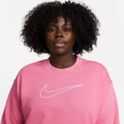 Plus Size Nike Dri-FIT Get Fit Crewneck Sweatshirt -Nike Clothing store 5580982 ALT2