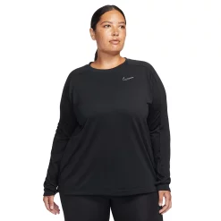 Plus Size Nike Dri-FIT Swoosh Run Mid-Layer Top 13 Plus Size Nike Dri-FIT Swoosh Run Mid-Layer Top -Nike Clothing store 5581000 Black White
