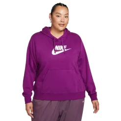 Plus Size Nike Sportwear Club Fleece Hoodie -Nike Clothing store 5581023 Viotech