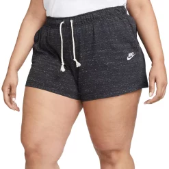 Plus Size Nike Sportswear Gym Vintage Shorts -Nike Clothing store 5582279 Black