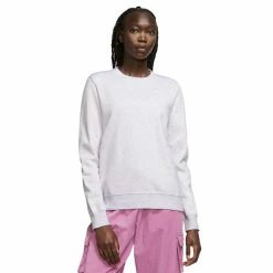 Women's Nike Sportswear Club Fleece Crewneck Sweatshirt 21 Women's Nike Sportswear Club Fleece Crewneck Sweatshirt -Nike Clothing store 5583219 Oxygen Purple