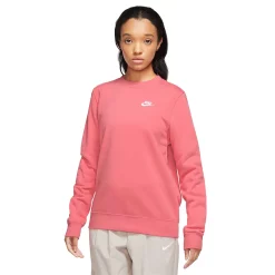 Women's Nike Sportswear Club Fleece Crewneck Sweatshirt 20 Women's Nike Sportswear Club Fleece Crewneck Sweatshirt -Nike Clothing store 5583219 Sea Coral