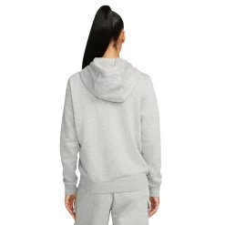 Women's Nike Sportswear Club Fleece Full-Zip Hoodie -Nike Clothing store 5583236 ALT
