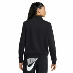 Women's Nike Sportswear Club Fleece Quarter-Zip Sweatshirt -Nike Clothing store 5583716 ALT