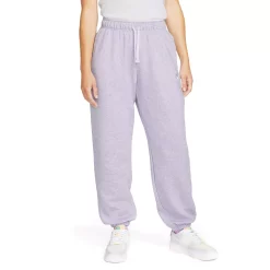 Women's Nike Sportswear Oversized Club Fleece Sweatpants -Nike Clothing store 5583721 Light Thistle