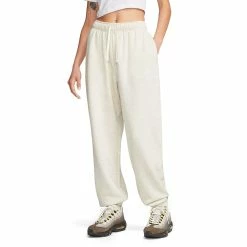 Women's Nike Sportswear Oversized Club Fleece Sweatpants -Nike Clothing store 5583721 Oatmeal Heather
