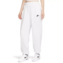Women's Nike Sportswear Oversized Club Fleece Sweatpants -Nike Clothing store 5583721 White