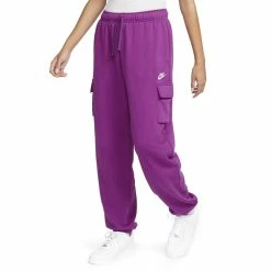 Women's Nike Sportswear Club Fleece Midrise Cargo Pants -Nike Clothing store 5583798 Viotech