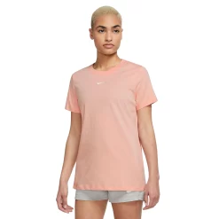 Women's Nike Sportswear Crewneck Tee -Nike Clothing store 5584031 Arctic Orange
