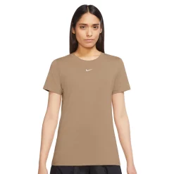 Women's Nike Sportswear Crewneck Tee -Nike Clothing store 5584031 Hemp