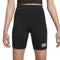 Women's Nike Sportwear Dri-FIT High-Waisted Bike Shorts -Nike Clothing store 5584399 Black