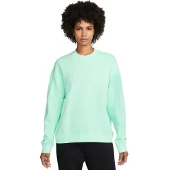Women's Nike Dri-FIT Get Fit Crewneck Sweatshirt -Nike Clothing store 5584747 Mint Foam