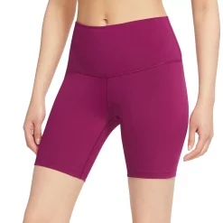Women's Nike Yoga Dri-FIT 7-in. High-Waisted Shorts -Nike Clothing store 5585264 Dynamic Berry