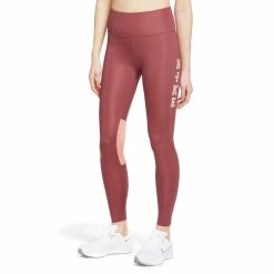 Women's Nike Dri-FIT Epic Fast Midrise 7/8 Leggings -Nike Clothing store 5585368 Canyon Rust