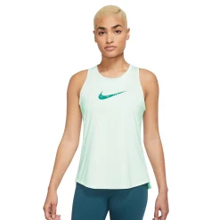 Women's Nike Dri-FIT One Graphic Tank -Nike Clothing store 5585654 Barely Green