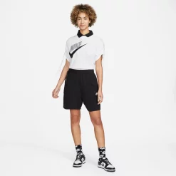 Women's Nike Sportswear High-Waisted Fleece Dance Shorts 12 Women's Nike Sportswear High-Waisted Fleece Dance Shorts -Nike Clothing store 5585673 ALT4
