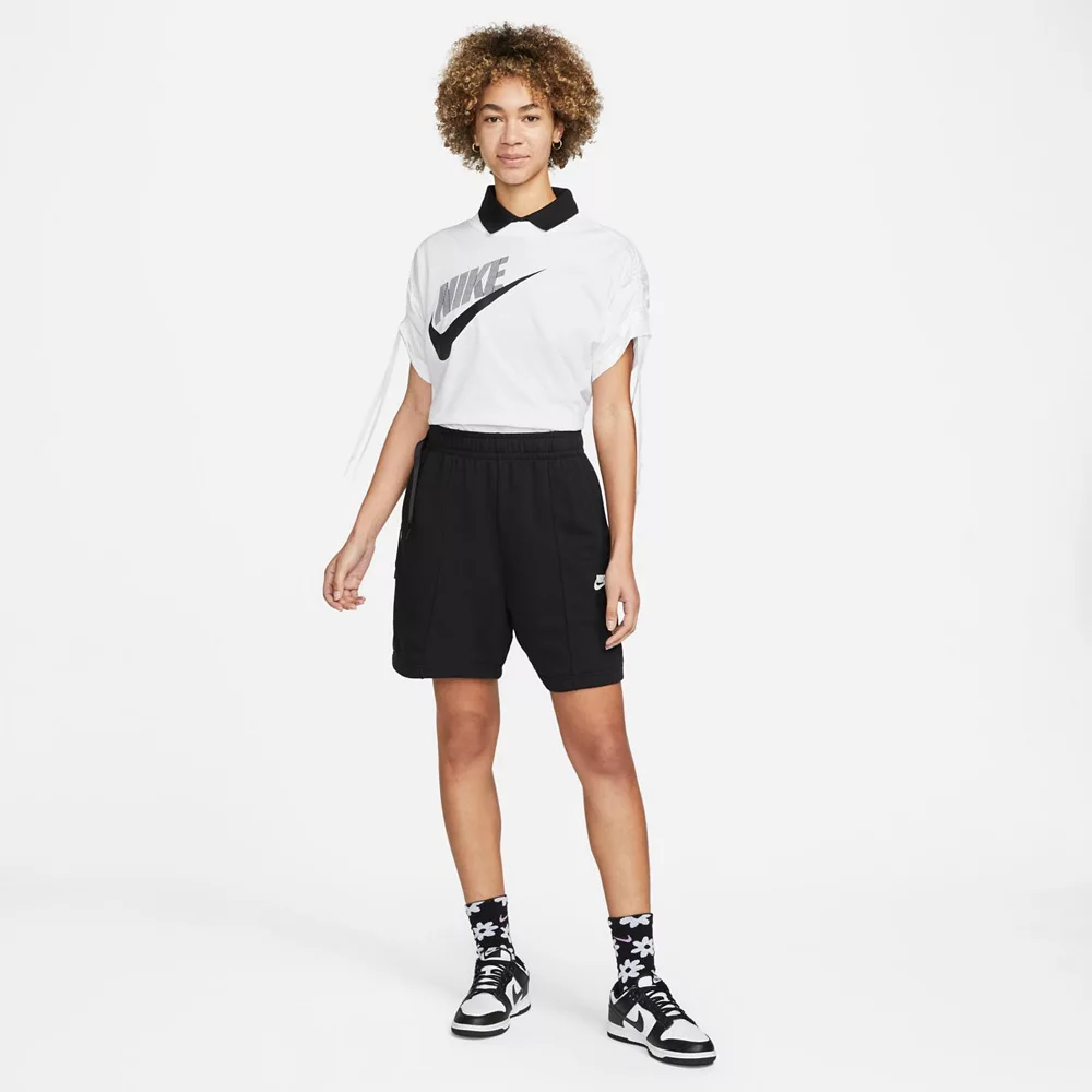 Women's Nike Sportswear High-Waisted Fleece Dance Shorts 6 Women's Nike Sportswear High-Waisted Fleece Dance Shorts - Image 6