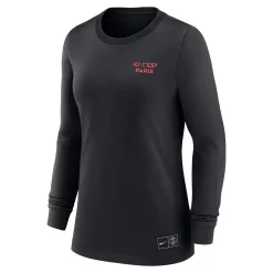 Women's Nike Black Paris Saint-Germain Ignite Long Sleeve T-Shirt -Nike Clothing store 5631843 ALT2