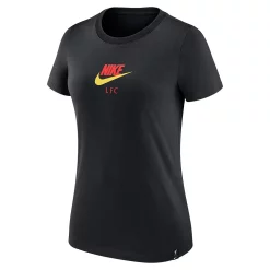 Women's Nike Black Liverpool Club T-Shirt -Nike Clothing store 5632766 ALT2