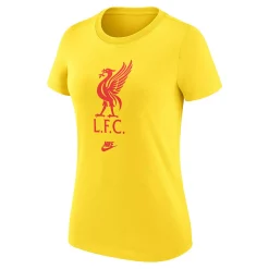 Women's Nike Yellow Liverpool Crest T-Shirt -Nike Clothing store 5634030 ALT2