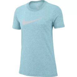 Women's Nike Dry Training Tee -Nike Clothing store 5637897 Glacier Ice
