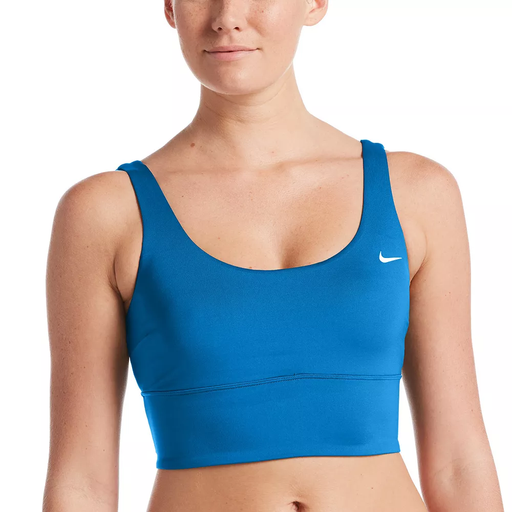 Women's Nike Essential Scoopneck Midkini Swim Top 3 Women's Nike Essential Scoopneck Midkini Swim Top - Image 3