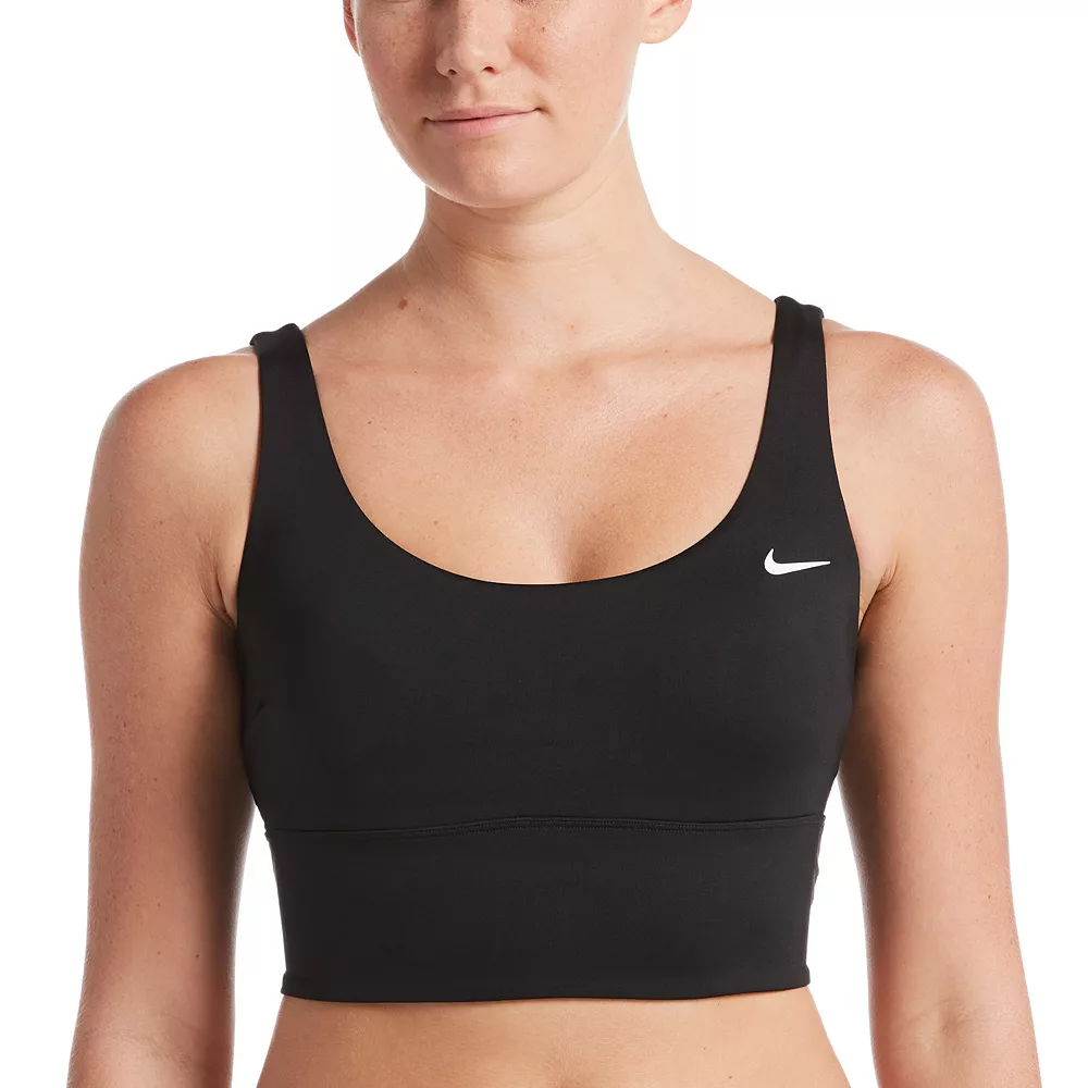 Women's Nike Essential Scoopneck Midkini Swim Top 1 Women's Nike Essential Scoopneck Midkini Swim Top