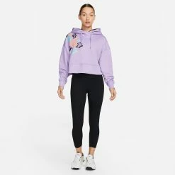 Women's Nike Therma-FIT Crop Printed Hoodie -Nike Clothing store 5667887 ALT2