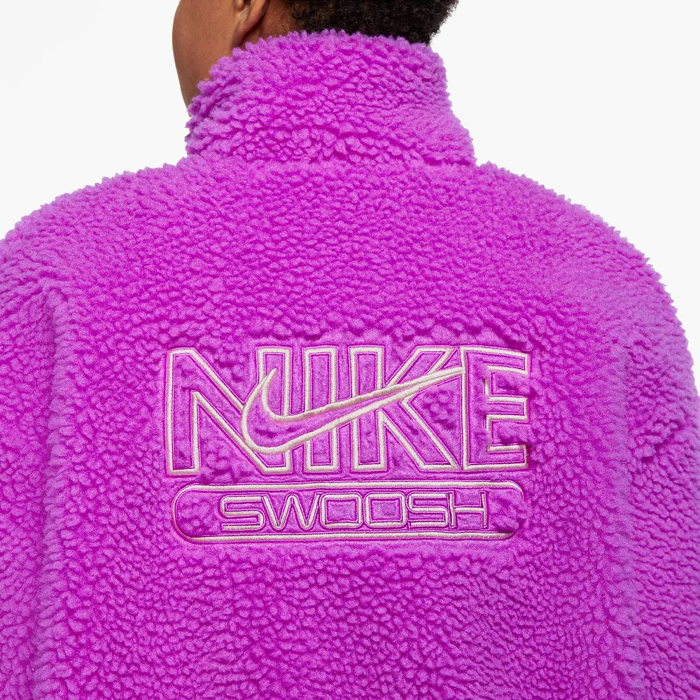 Women's Nike Sportswear Swoosh Plush Jacket 5 Women's Nike Sportswear Swoosh Plush Jacket - Image 5