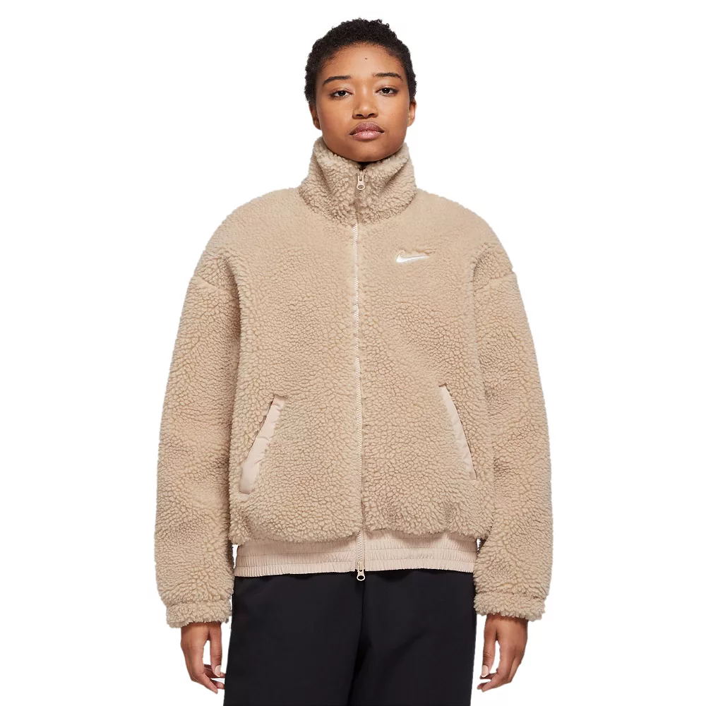 Women's Nike Sportswear Swoosh Plush Jacket 2 Women's Nike Sportswear Swoosh Plush Jacket - Image 2