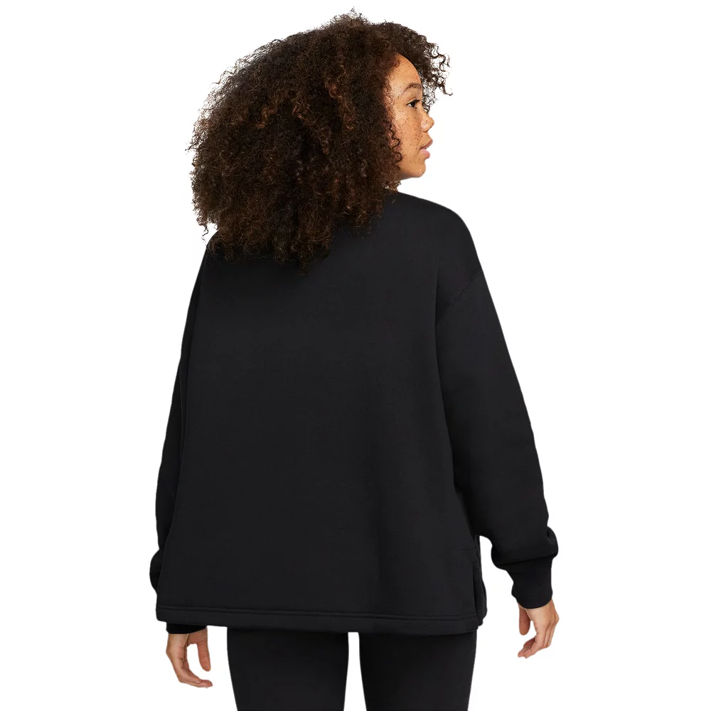 Women's Nike Sportswear Swoosh Quarter-Zip Fleece Top 5 Women's Nike Sportswear Swoosh Quarter-Zip Fleece Top - Image 5